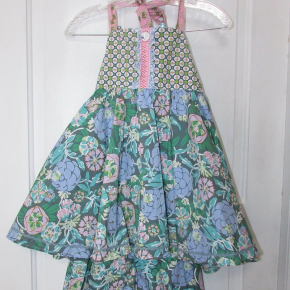 Matilda Jane Sun Dress Ruffle Pants Outfit Set 12 - Picture 2 of 11